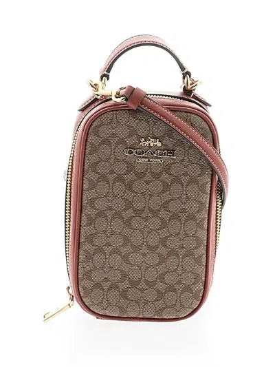 Pre-owned Coach Satchel In Brown