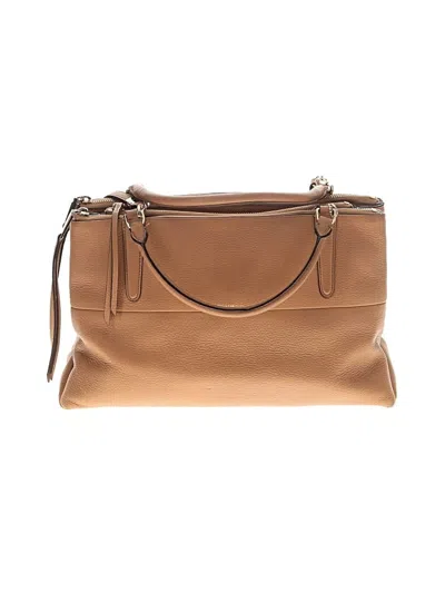 Pre-owned Coach Satchel In Brown