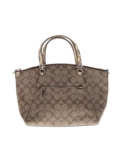 Pre-owned Coach Satchel In Brown