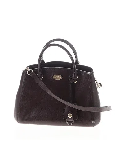 Pre-owned Coach Satchel In Burgundy