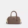 Shop Coach Satchel Crossbody In Brown