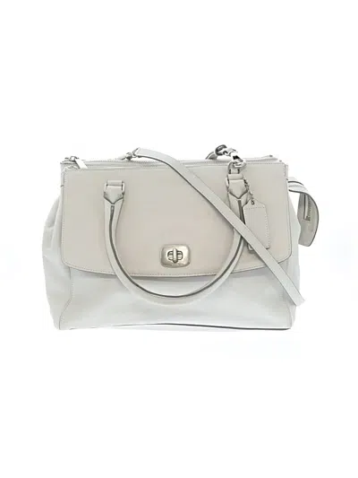 Pre-owned Coach Satchel In Gray
