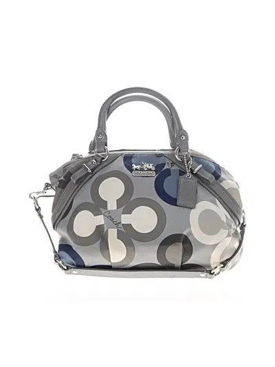 Pre-owned Coach Satchel In Gray