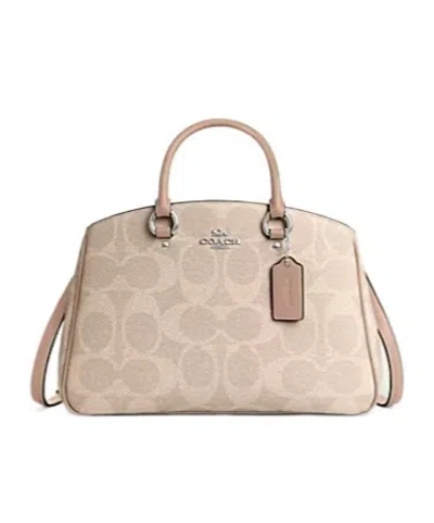Coach Savannah Small Carryall Bag In Signature Canvas In Brown