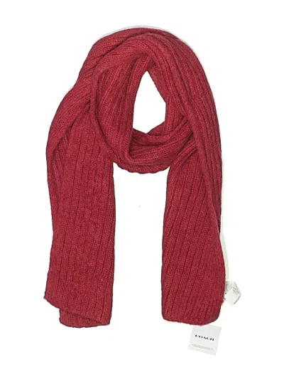 Coach Scarf In Red