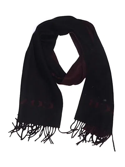 Pre-owned Coach Scarf In Burgundy
