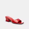 Coach Sculpted C Block Heel Sandal