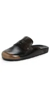 Coach Sculpted C Clogs Black In Black