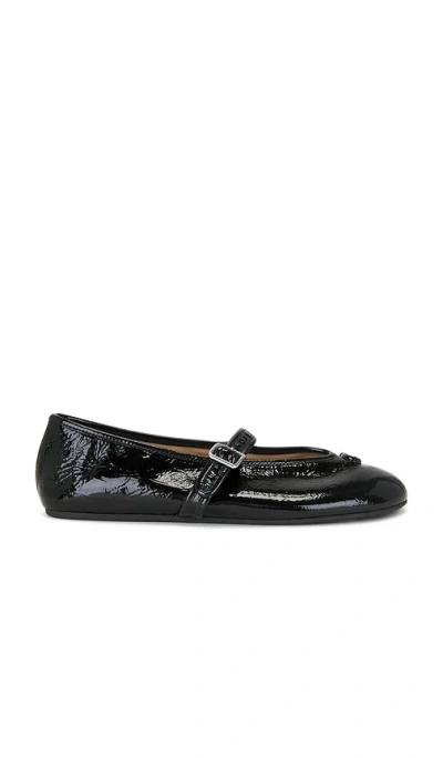 Coach Sculpted C Soft Mary Jane In Black
