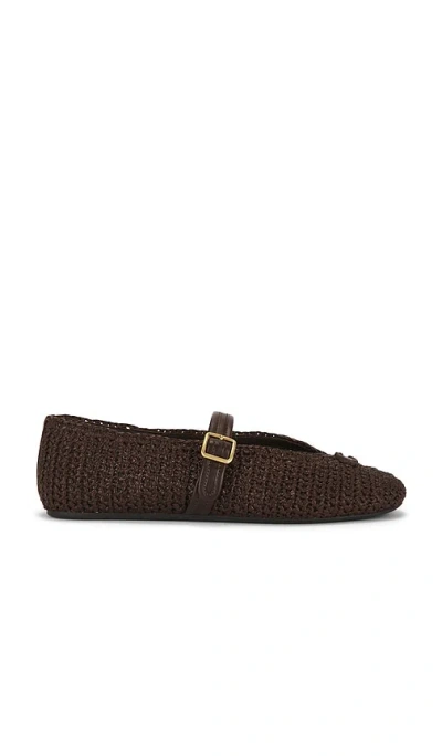 Coach Sculpted C Soft Mary Jane In Brown