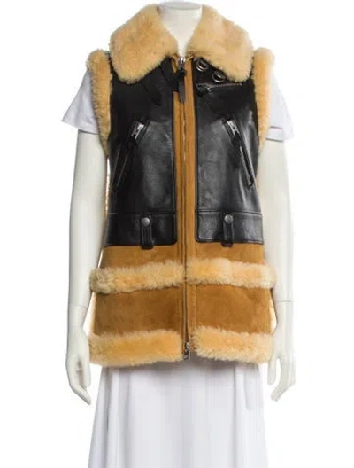 Pre-owned Coach Shearling Fur Coat