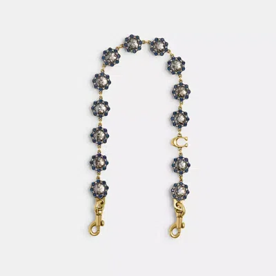 Coach Short Jewelry Chain Strap In Gray