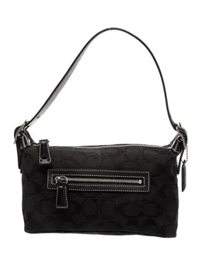 Pre-owned Coach Shoulder Bag In Black