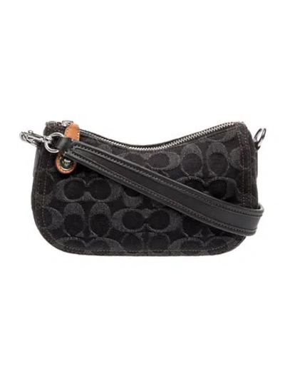 Pre-owned Coach Shoulder Bag In Black