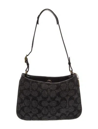 Pre-owned Coach Shoulder Bag In Black