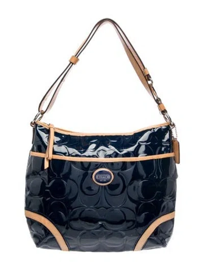 Pre-owned Coach Shoulder Bag In Blue