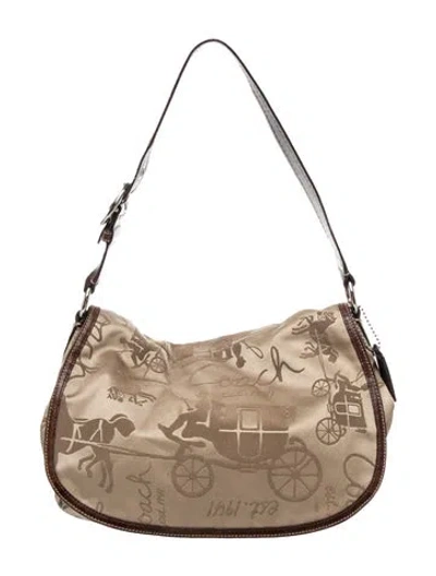 Pre-owned Coach Shoulder Bag In Brown