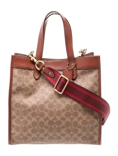 Pre-owned Coach Shoulder Bag In Brown