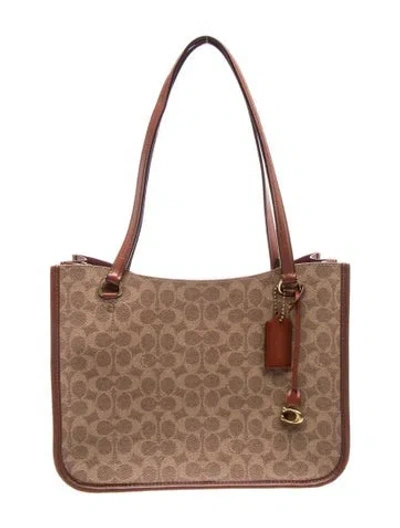 Pre-owned Coach Shoulder Bag In Brown