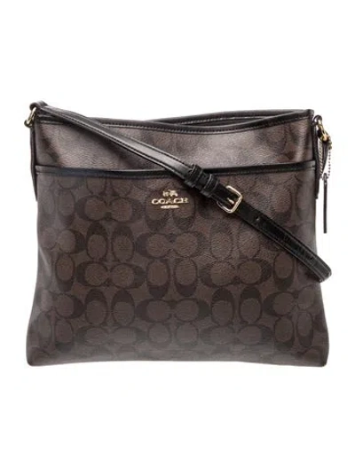 Pre-owned Coach Shoulder Bag In Brown