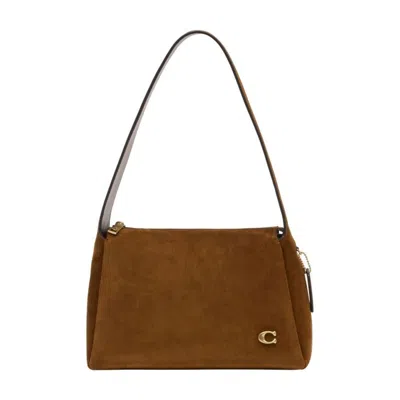 Coach Shoulder Bag  Brown