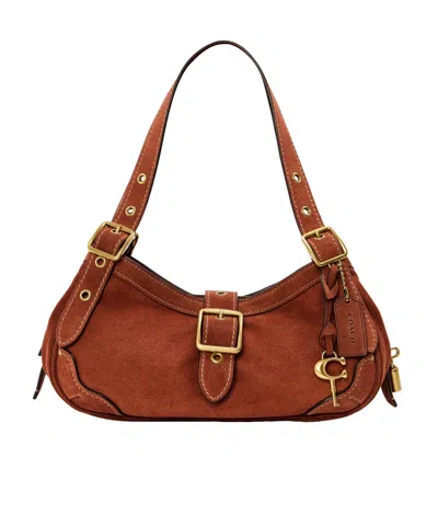 Coach Shoulder Bag In Red