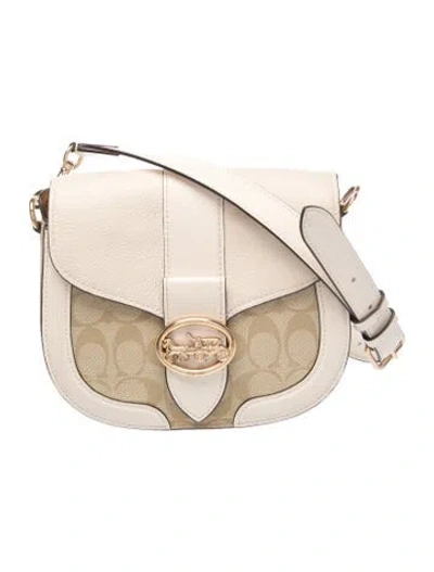 Pre-owned Coach Shoulder Bag In Neutral