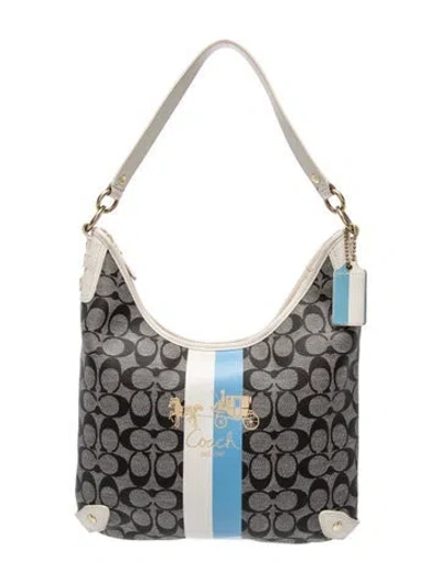 Pre-owned Coach Shoulder Bag In Neutral