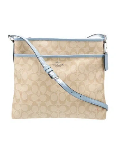 Pre-owned Coach Shoulder Bag In Neutral