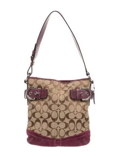 Pre-owned Coach Shoulder Bag In Neutral