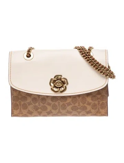 Pre-owned Coach Shoulder Bag In Neutral