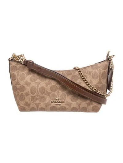 Pre-owned Coach Shoulder Bag In Neutral