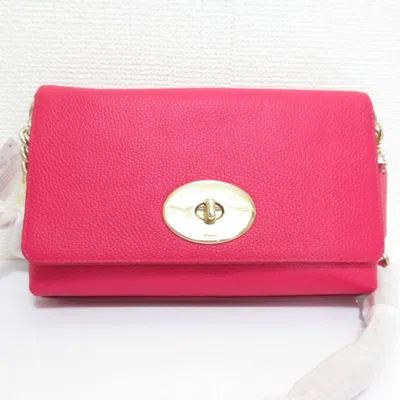 Pre-owned Coach Shoulder Bag () In Pink