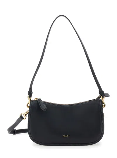 Coach Shoulder Bag Waverly In Black Leather For Women