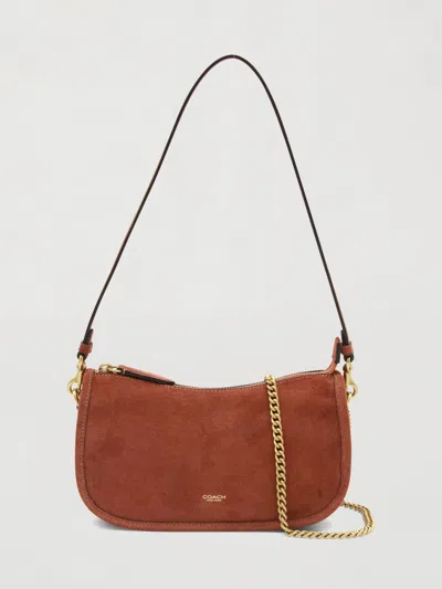 Coach Shoulder Bag  Woman Color Mud In Pink