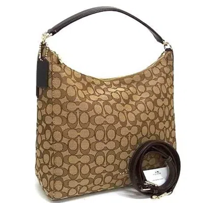 Pre-owned Coach Signature Brown Signature Line Handbag Shoulder Bag Tote Bag ()