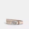 Coach Signature Buckle Cut To Size Belt, 25 Mm In Beige