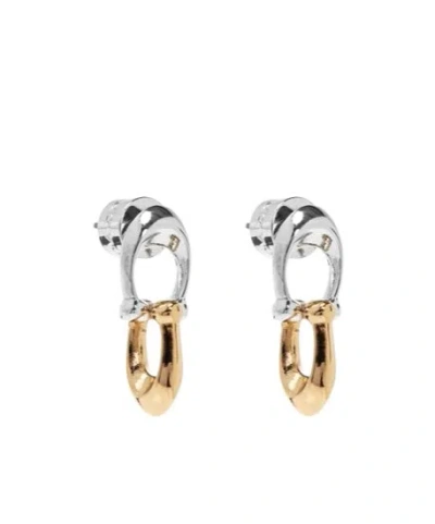 Coach Signature C Drop Earrings In Multicolor