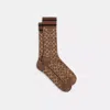 Coach Signature Calf Socks