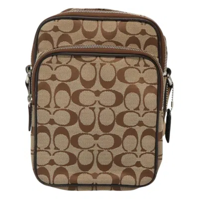 Pre-owned Coach Signature Canvas Shoulder Bag ()