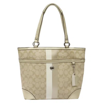 Pre-owned Coach Signature Canvas Tote Bag ()
