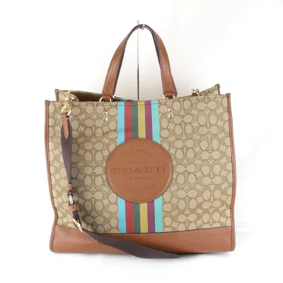 Pre-owned Coach Signature Canvas Tote Bag ()