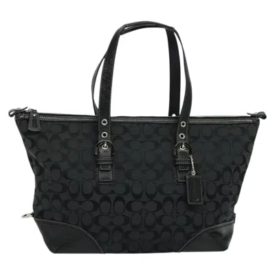 Pre-owned Coach Signature Canvas Tote Bag ()