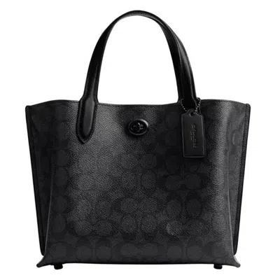 Coach Signature Canvas Willow Tote Bag In Multi