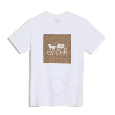 Coach Signature Horse And Carriage Print Organic Cotton T