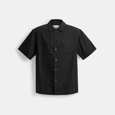 Coach Signature Jacquard Camp Shirt