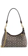 Coach Signature Jacquard Juliet Shoulder Bag 25 Oak Maple