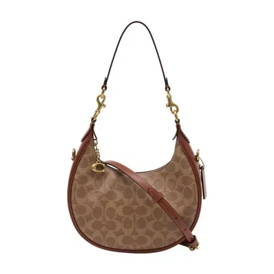 Coach Signature Jonie 22 Purse In Brown