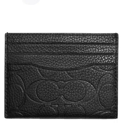 Coach Signature Leather Card Case