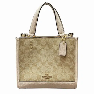 Pre-owned Coach Signature Leather Handbag Shoulder Bag () In Multi